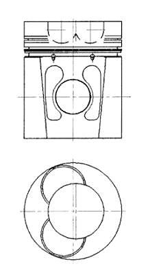 Kolbenschmidt Reparatursatz, Kolben/Zylinderlaufbuchse [Hersteller-Nr. 94448960] von KOLBENSCHMIDT