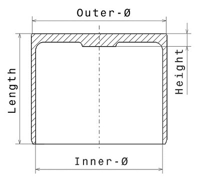 Kolbenschmidt Ventilstößel [Hersteller-Nr. 50007957] für Citroën, Ds, Peugeot von KOLBENSCHMIDT