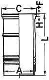 Kolbenschmidt Zylinderlaufbuchse [Hersteller-Nr. 89039110] von KOLBENSCHMIDT