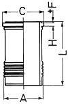 Kolbenschmidt Zylinderlaufbuchse [Hersteller-Nr. 89077110] von KOLBENSCHMIDT