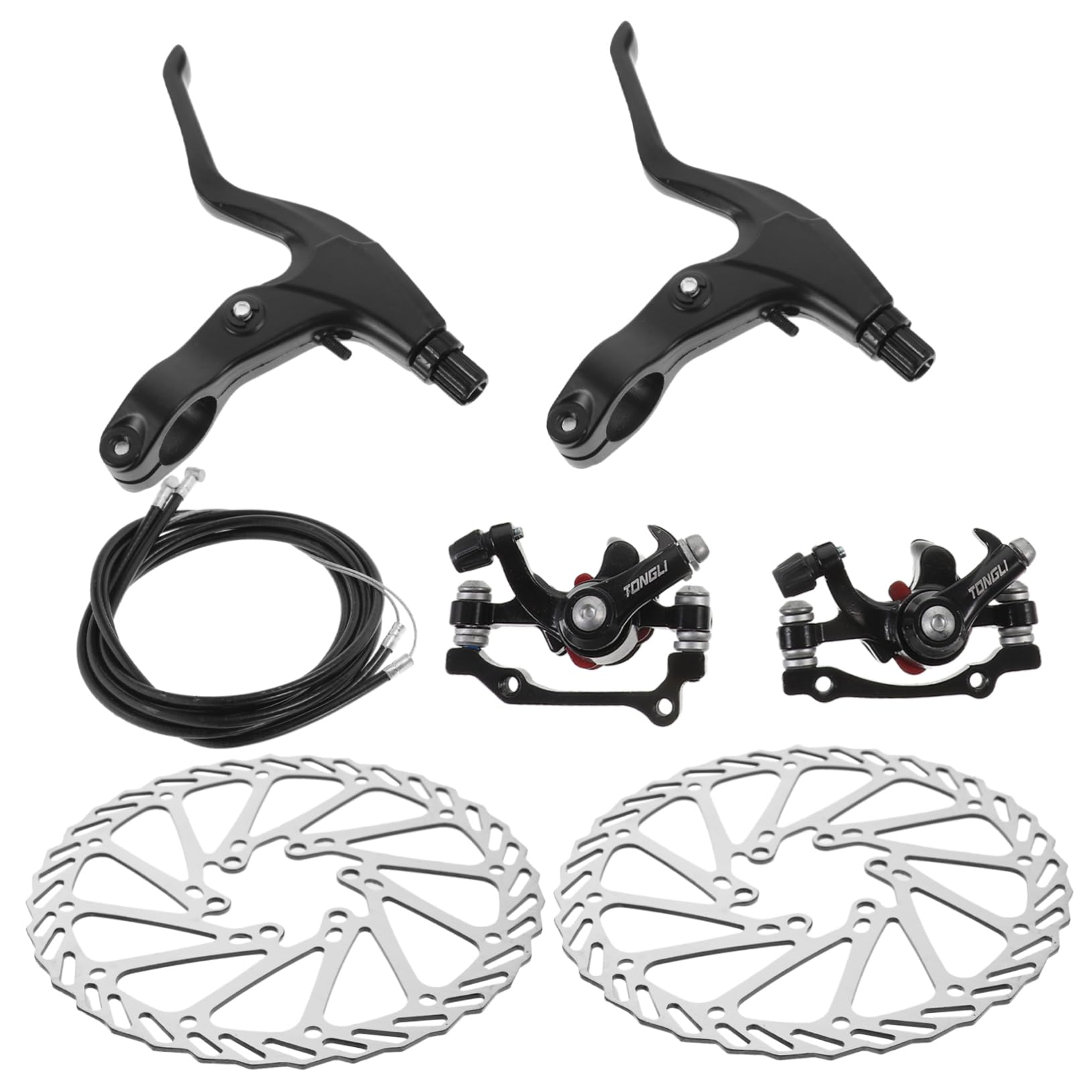 KOMBIUDA 1 Set Scheibenbremsen Für Mountainbikes Floating Rotors Vorder Und Hinterrad Bremsscheiben Racing Brake Disc Geeignet Für Verschiedene Fahrradmodelle von KOMBIUDA