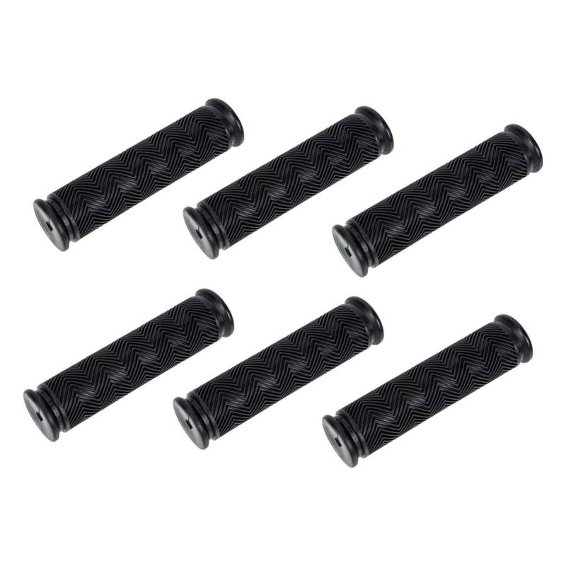 KOMBIUDA 3 Paare Fahrradgriffabdeckung Stabilisatoren einstellbar handhaben Sitz drücken bike grips Fahrradgriffe Fahrradgriffkomfort fahrrad griff hülse Lenkergriffe weiches Gummi Black von KOMBIUDA