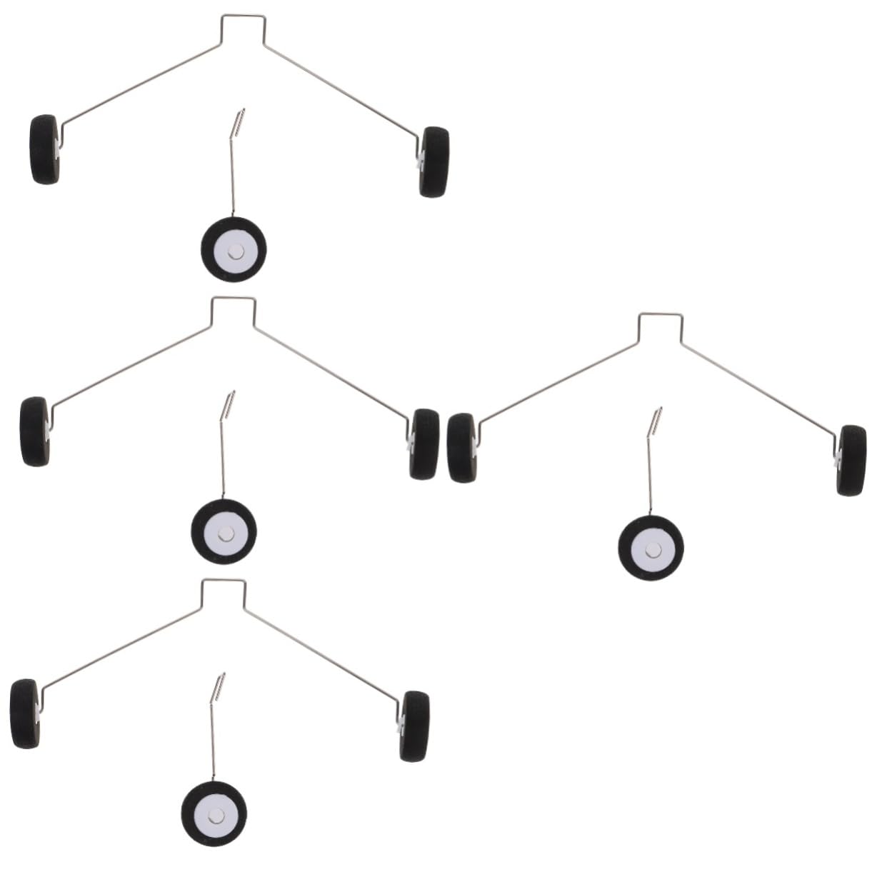 KOMBIUDA 4 Sets Flugzeug Fahrwerk Auto Telefonhalterung Modellflugzeug Spielzeug Flip Phone Hubschraubermotor Rc Flugzeug Zubehör Zubehör Quad Rc Flugzeug Flugzeug Unterstützung von KOMBIUDA