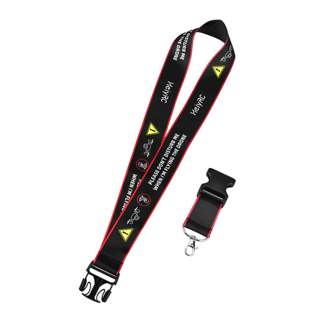 KOMBIUDA Lanyard Für Fernbedienung Verstellbares Schlüsselband Lanyard Für Drohnenzubehör Drohnen-controller-halsband Nackengurt Der Fernbedienung Uav-controller-umhängeband Stoff von KOMBIUDA