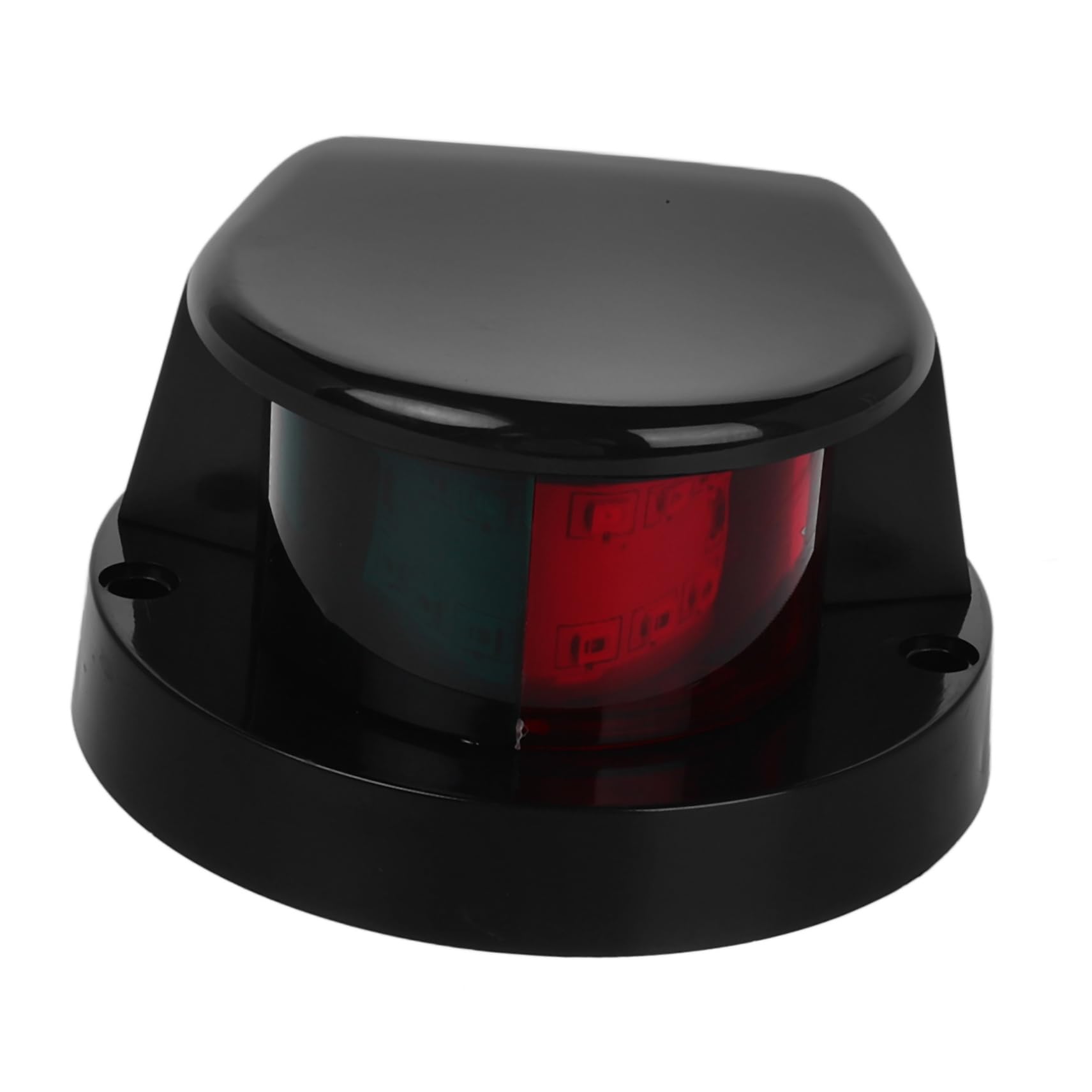 KOMBIUDA Signallicht Pontonzubehör Navigationslichter Für Pontonboote Marine-led-leuchten Marine Navigationslicht Deckslichter Led-bootsbeleuchtung Bootszubehör Pc-kunststoff Black von KOMBIUDA