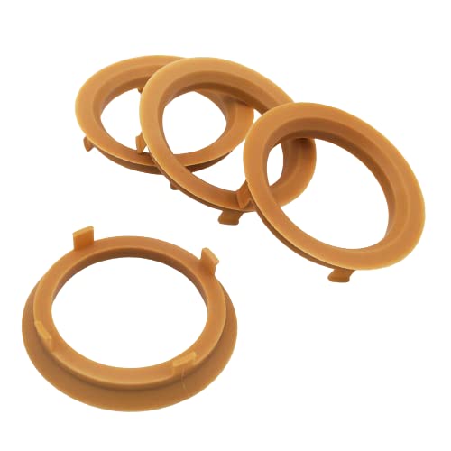 KONIKON 4X Zentrierringe 70,1 x 57,1 mm Hellbraun Felgen Ringe Radnaben Zentrierring Adapterring Ring Felgenring Distanzring Made in Germany von KONIKON