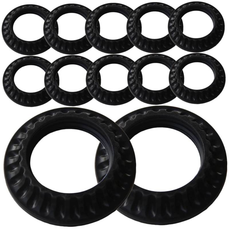 KONTONTY 50 Stück E26 Anti-rutsch-ring Leichtes Zubehör Adapter Für Lampenschirme Ersatz-adapterring Für Verriegelungssockel Halteringe Für Leuchten Ringlampe Ppa Hochtemperatur-nylon Black von KONTONTY