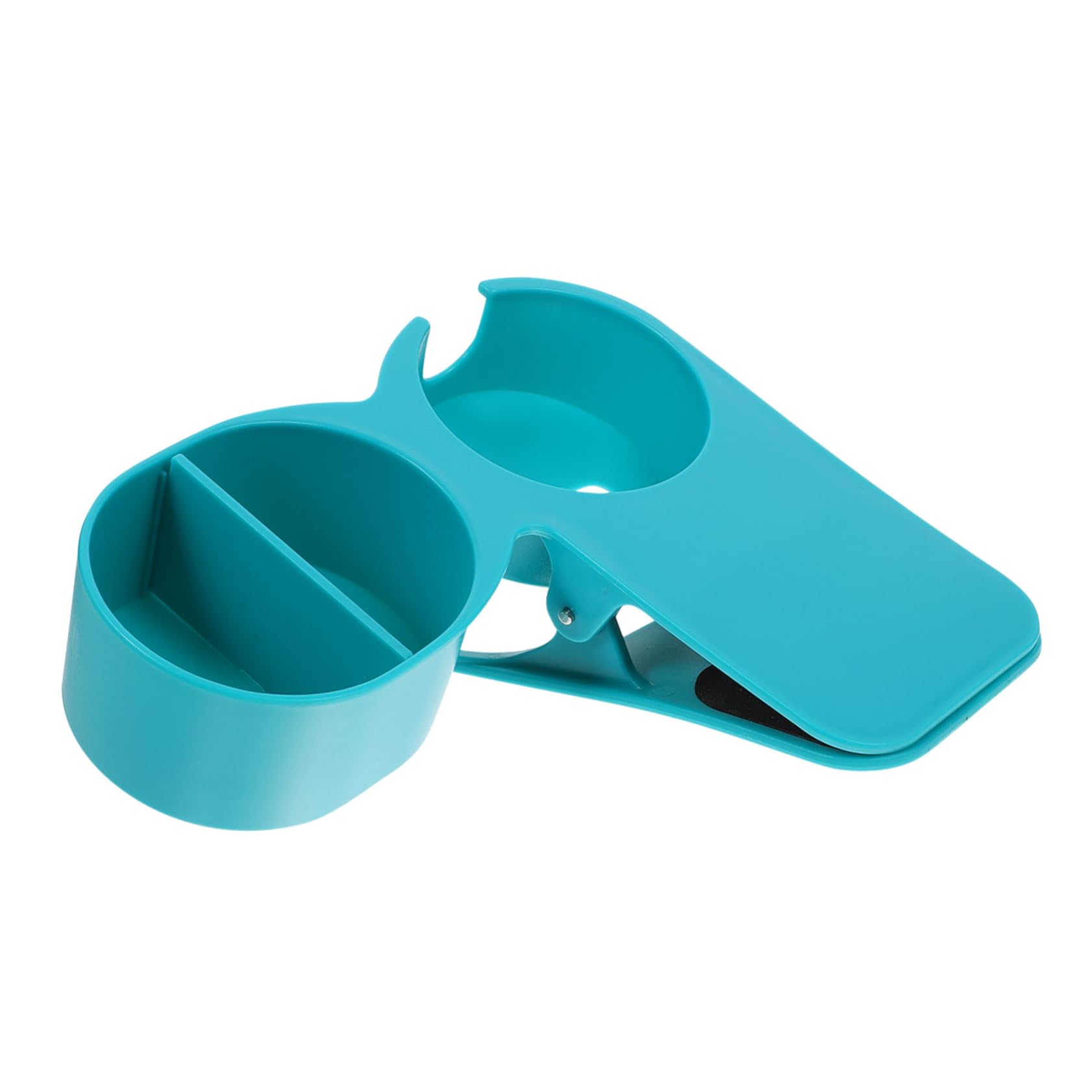 KONTONTY Becherhalterclip für den Tisch Tischständer für Flaschenbecher Auto-Getränkehalter der Bürokaffee Office Desk Accessories büro Accessoires Becherhalter-Klemme Tischseitenclip Blue von KONTONTY