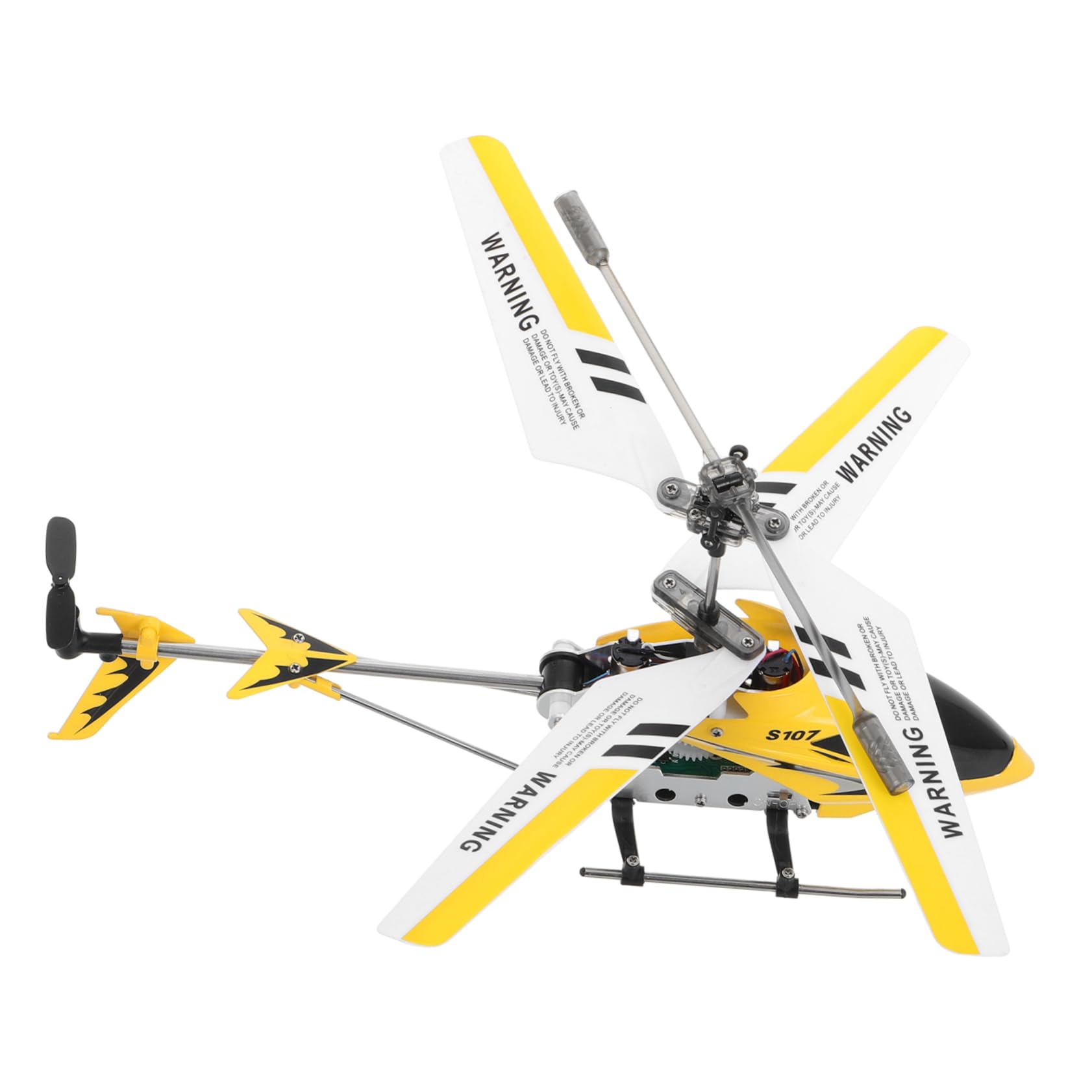 KONTONTY Ferngesteuerter Hubschrauber Für Hubschraubermodelle Simulationshubschrauberspielzeug Modellhubschrauber Hubschrauber-fernbedienung Hobby-rc-helikopter Plastik Yellow von KONTONTY