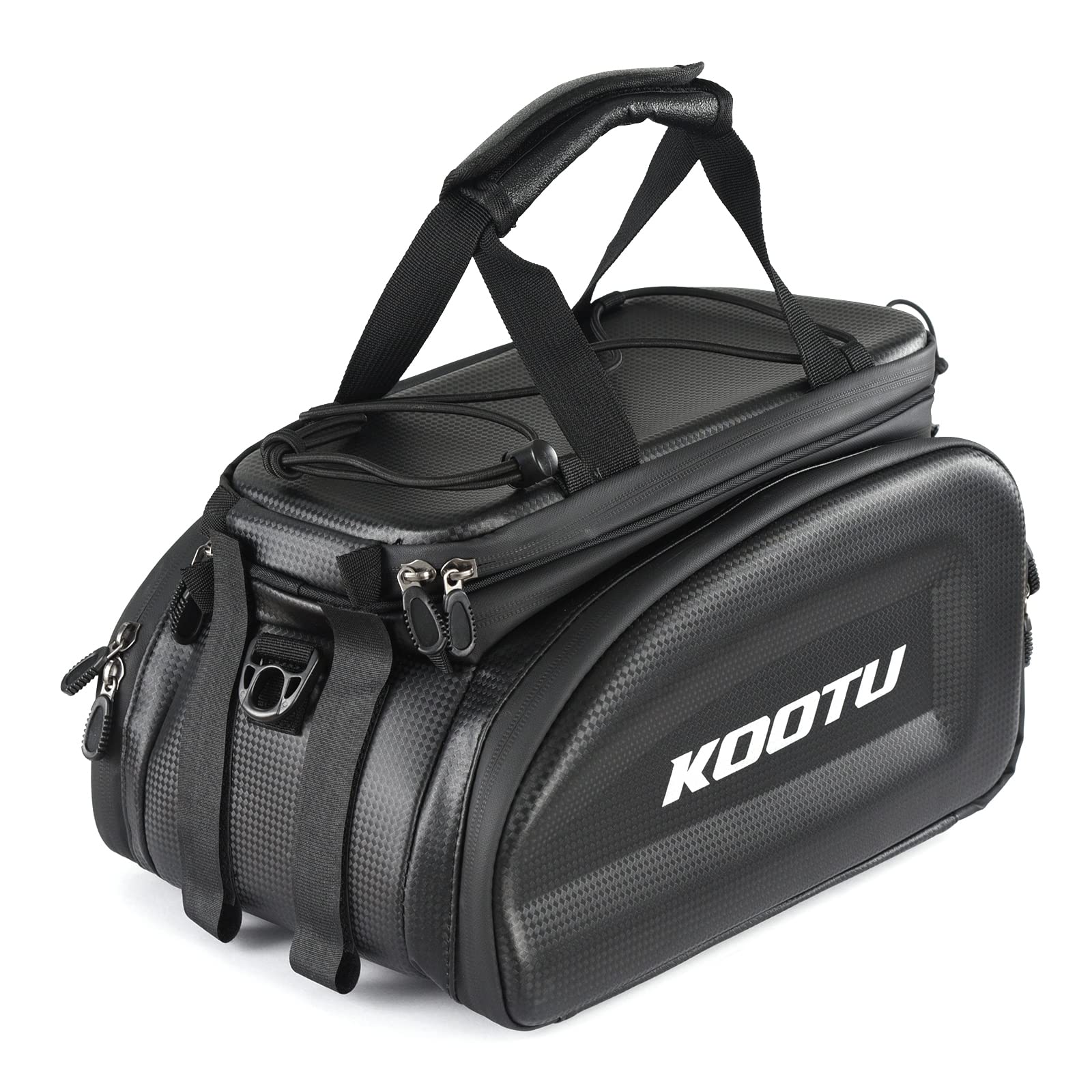 KOOTU Gepäckträgertasche für Fahrrad, Wasserdicht Fahrradtasche Multifunktionale Gepäckträgertasche Rucksack Seitentasche für Fahrrad Sitz Outdoor Fahrrad Korb Schulter Handtasche Umhängetasche von KOOTU