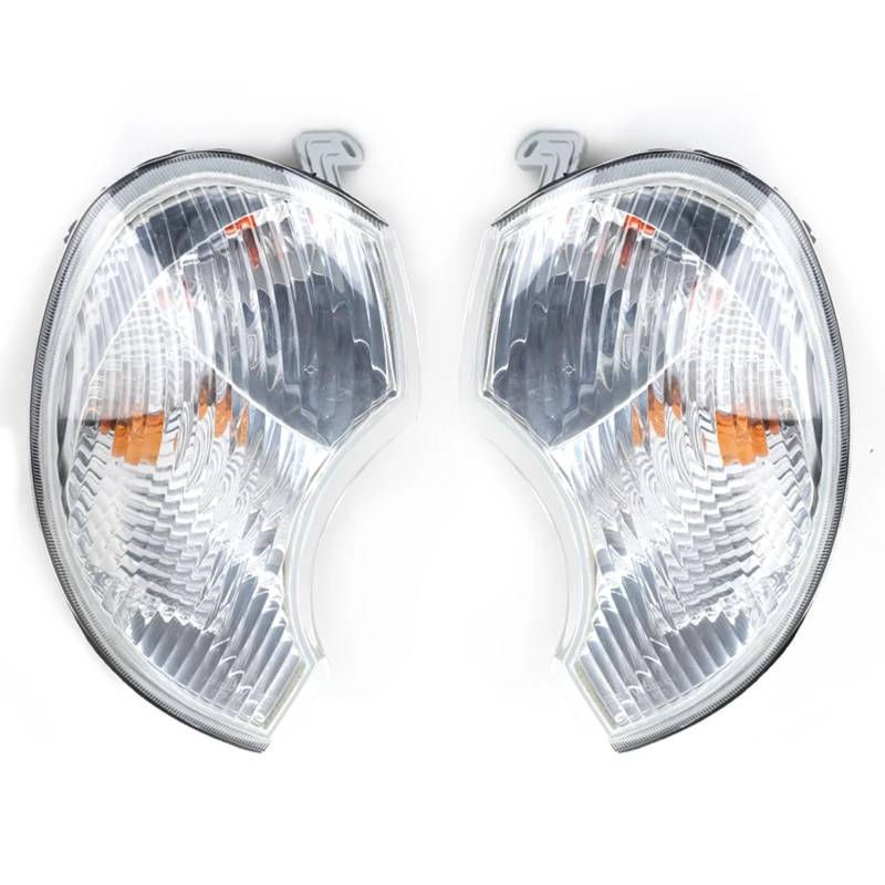 KOPQTEC Blinkerspiegel Kompatibel Mit Hyundai Für Terracan 2001 2002 2003 2004 2005 2006 Seitenmarkierungs-Eckblinker-Lichtlampe Auto-Frontstoßstangen-Scheinwerfer von KOPQTEC