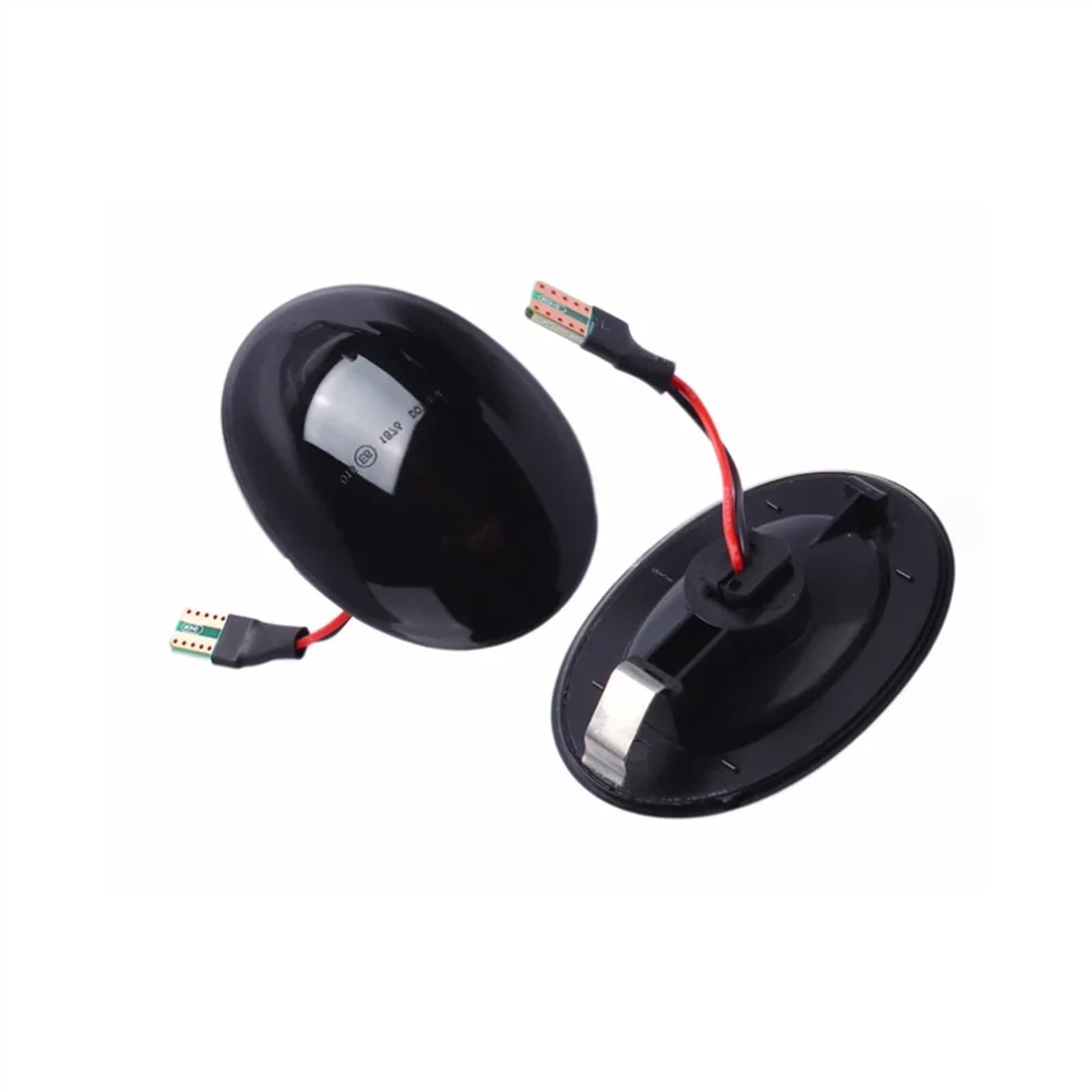 KOPQTEC Blinkerspiegel Kompatibel Mit Mini Für R57 Für Cabrio 2009 2010-2015 Für R58 Für Coupe 2011-2015 Blinker 2 STK Lichter Kotflügel Seitenmarkierungsleuchten(Smoked Type) von KOPQTEC