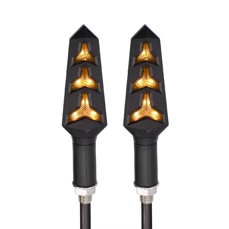 KOPQTEC Motorrad Blinker Für MSX125 Für CB650R Für CB125R Für XADV750 Für X11 Für ST1300 Universal Motorrad Blinker Licht Blinker Zubehör(1 Pair) von KOPQTEC