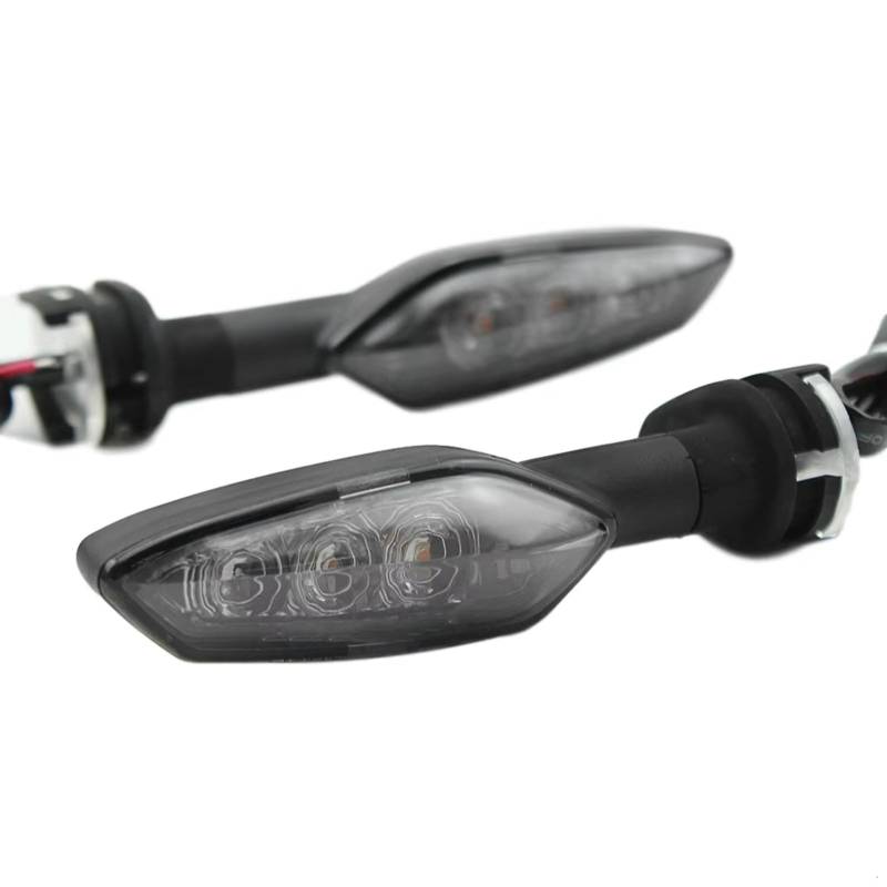 KOPQTEC Motorrad Blinker Für Ninja Für ZX6R Für ZX6RR Für ZX636 Für ZX10R Für ZX10RR Motorrad Vorne Hinten Blinker Blinker Signal Licht Universal Blinker Licht von KOPQTEC