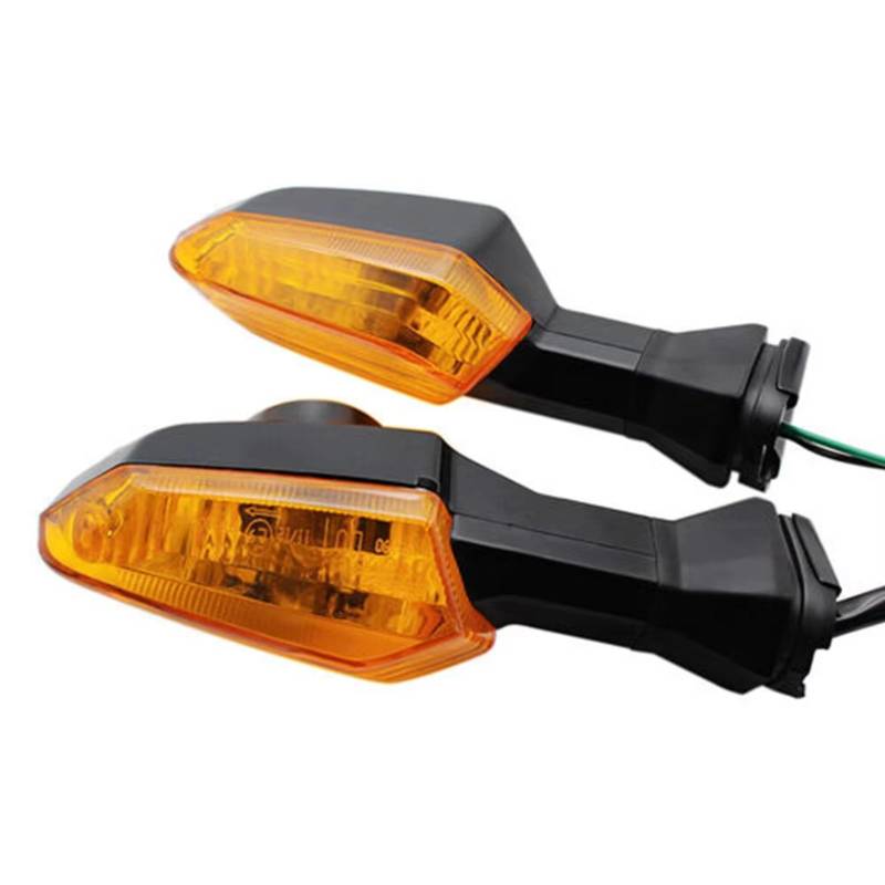 KOPQTEC Motorrad Blinker Für Z250 Für Z300 Für Z750 Für Z800 Für ZRX1200 Für ER-6N Motorrad Signal Anzeige Lampe Zubehör Universal Blinker Licht(Yellow) von KOPQTEC