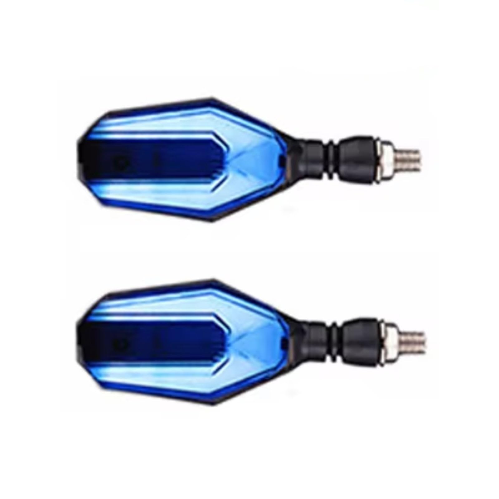 KOPQTEC Motorrad Blinker Universal Motorrad Blinker Licht Blinker Motorrad Hinten Schwanz Bremse Blinker Stopp Signal Licht Motorrad Zubehör(Blue,2pcs) von KOPQTEC