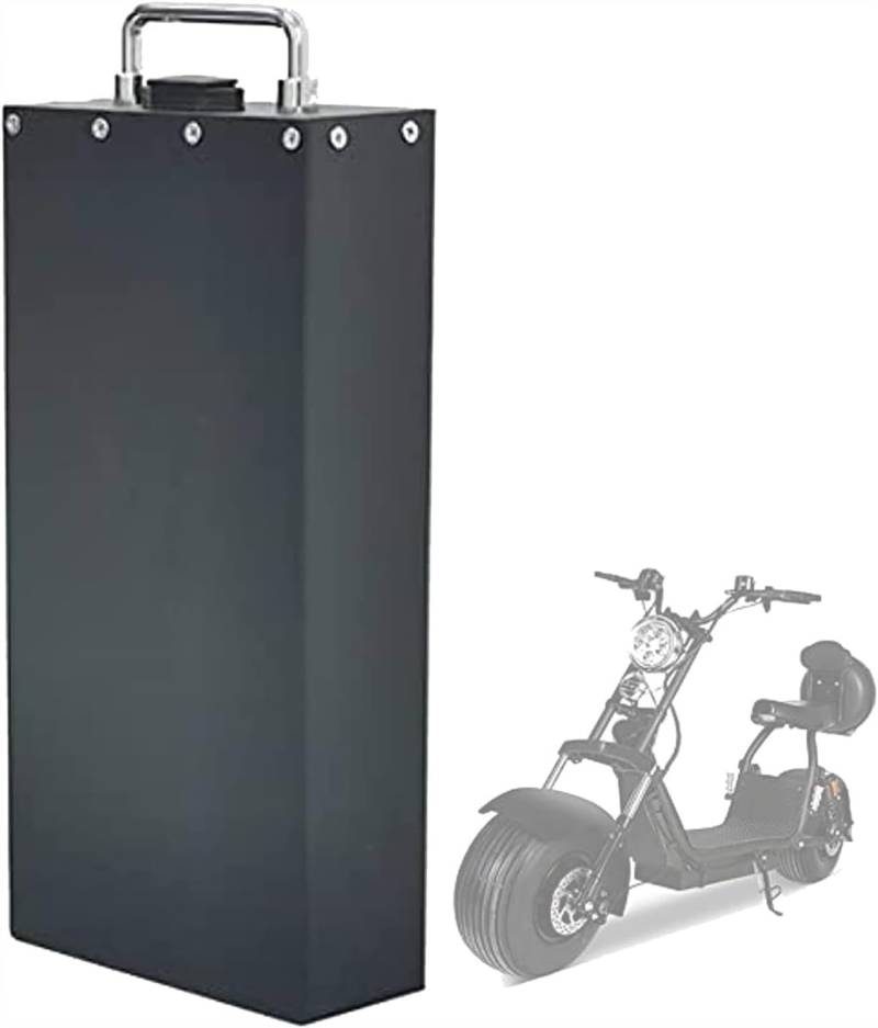 Motorradbatterie Lithium Ionen Akku 60 Volt 20AH mit Ladegerät und BMS für E-Bike Moped 1200W 1000W 750W 500W 250W Motor von KOQAWSC