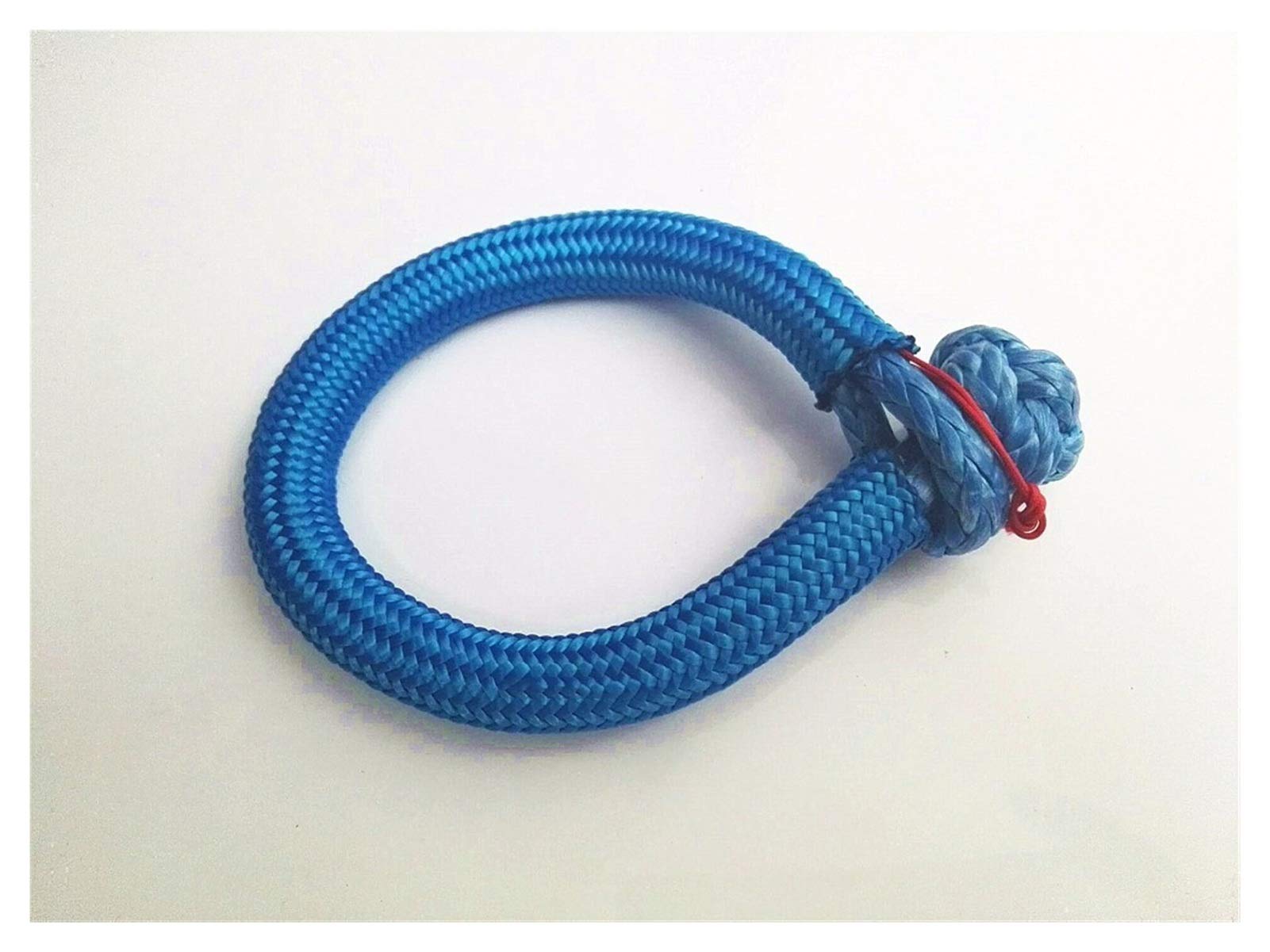 Synthetisches Windenseil-Set, Blau 10mm * 150mm ROPESHACKLE, ATV Winch-Schäkel, Synthetisches Winde-Kabelseil, Uhmwpe-weiche Fesseln für Geländewagen, LKW, SUV, ATV, UTV von KOROBIE