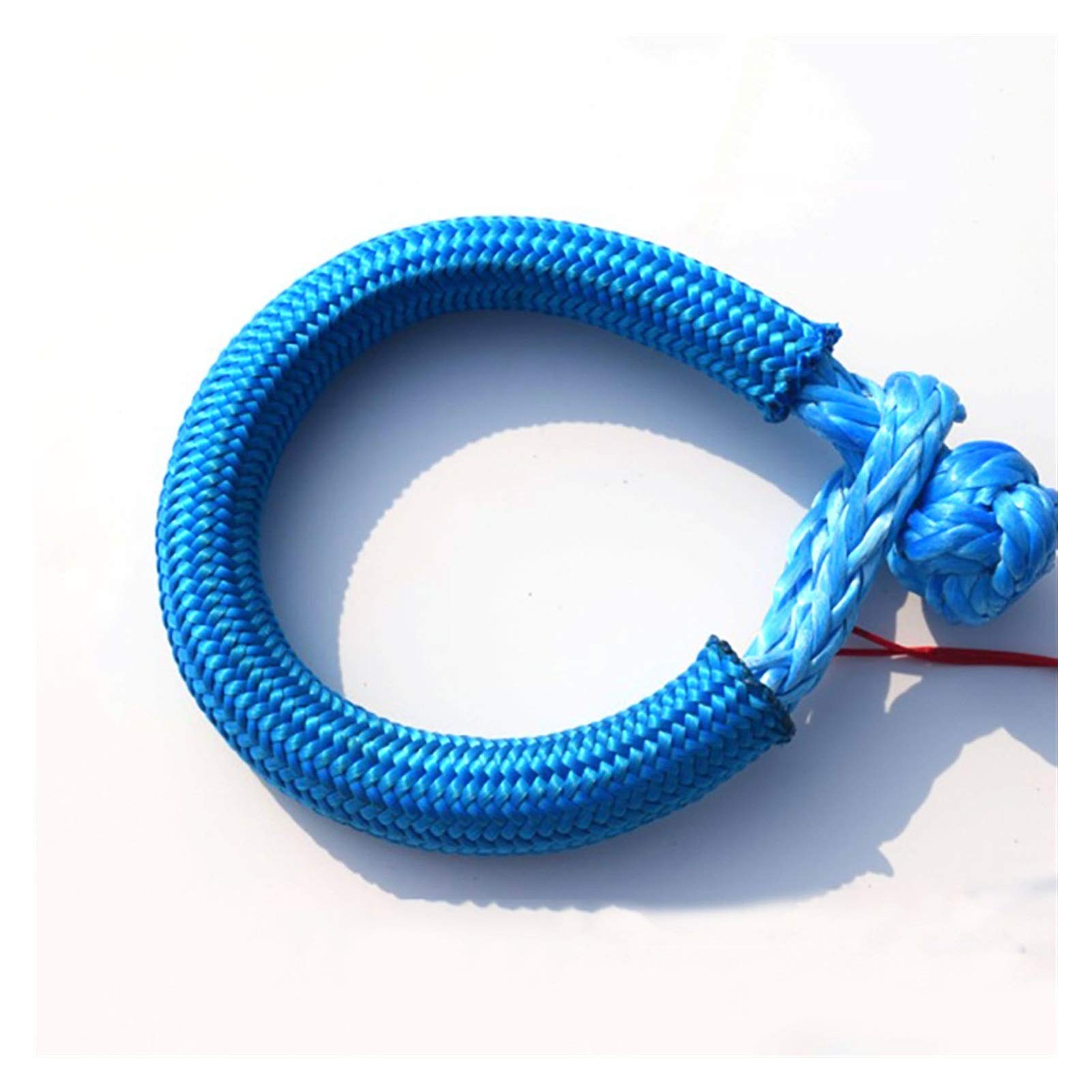 Synthetisches Windenseil-Set, Blaue 6mm * 80mm synthetische Schäkel, weiche Fesseln for Autos, ATV-Winchhackel, Uhmwpe-Schäkel für Geländewagen, LKW, SUV, ATV, UTV von KOROBIE