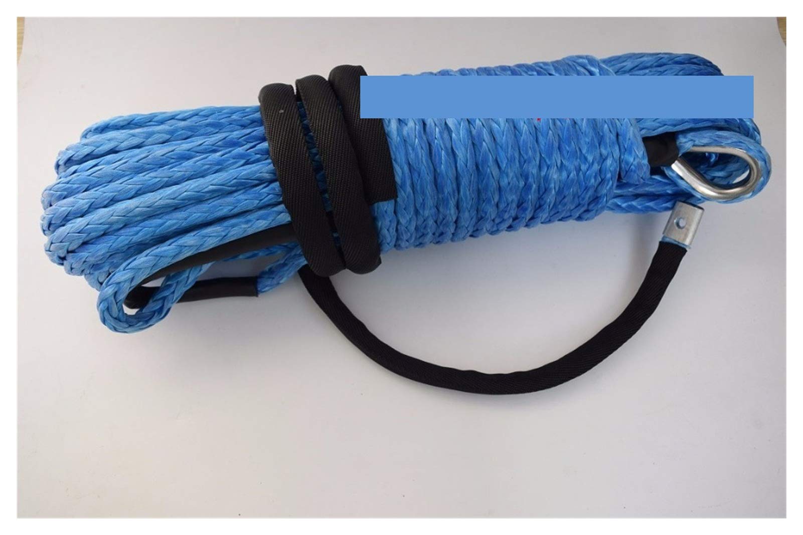 Synthetisches Windenseil-Set, Blaues 12mm * 30m Synthetisches Windenkabel, Spektren Winde Seil, ATV Winch Zubehör, Off Ass Road Seil für Geländewagen, LKW, SUV, ATV, UTV von KOROBIE