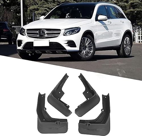 4 StüCk Auto SchmutzfäNger KotflüGel FüR Mercedes-Benz GLC 2017-2021, Spritzschutz Schlamm Klappen Kein Bohren NöTig Anti-Splash Radschutz von KORSE