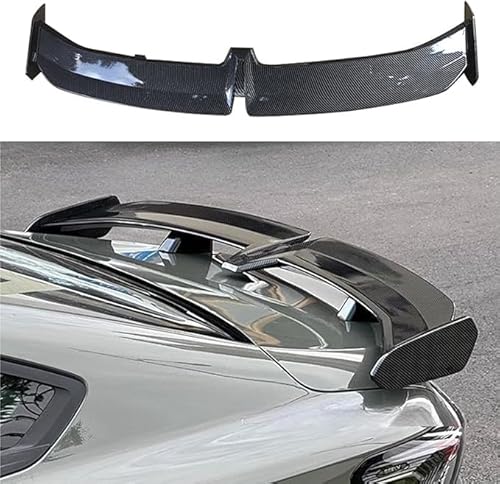 Auto ABS Heckspoiler für Audi A4 Cabrio 2004-2009, Kofferraum HeckflüGel Wasserfestem Heckflosse Heckklappe HeckstoßStange,Carbon Pattern von KORSE