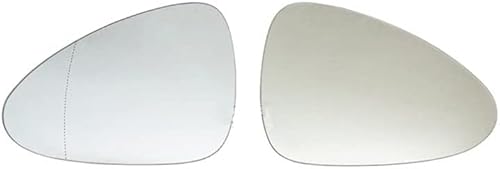 Ersatzspiegelglas FüR Porsche Panamera 2010 2011(Left+Right), Spiegelglas AußEnspiegel Glas AsphäRisch Heizbar Umkehrlinse Zum Kleben Back Plate von KORSE