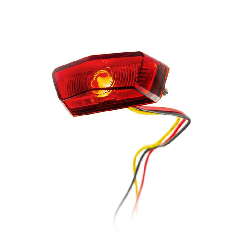 10007083 Universal Motorrad LED-Rücklicht rotes Glas Koso NANO E-geprüft von Puig