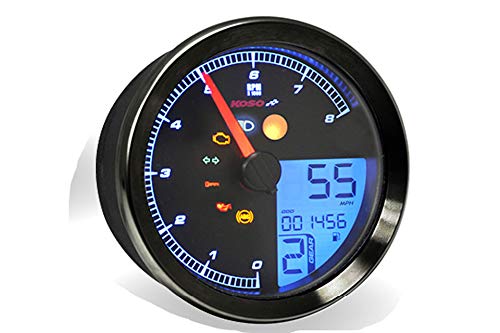 KOSO HD-01 Sportster 883 Drehzahlmesser/Tachometer 1690 Dyna Street Bob von KOSO