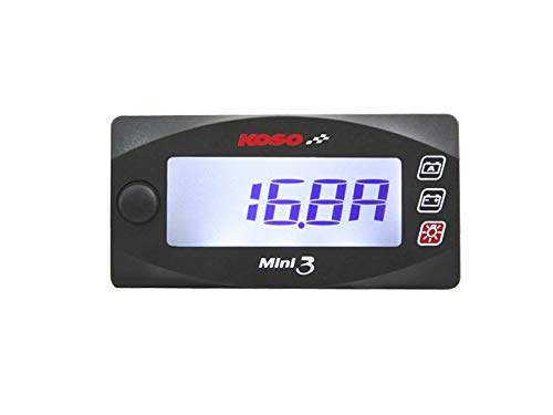 KOSO Mini 3, VOLTIMETER 6,0-19,9V / Amperometer 0-30A von KOSO