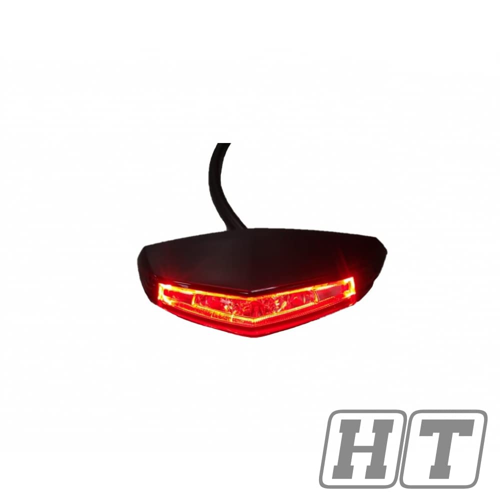 LED Rücklicht Koso GT-01 Bremslicht 87 x 37mm, Rauchglas E-geprüft universal für Motorräder von KOSO