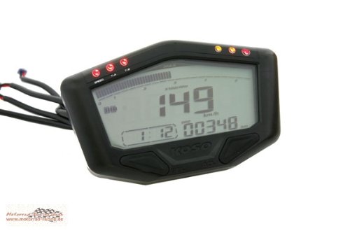 Multifunktions-Tachometer Koso DB-02 Race Batterie Version von KOSO