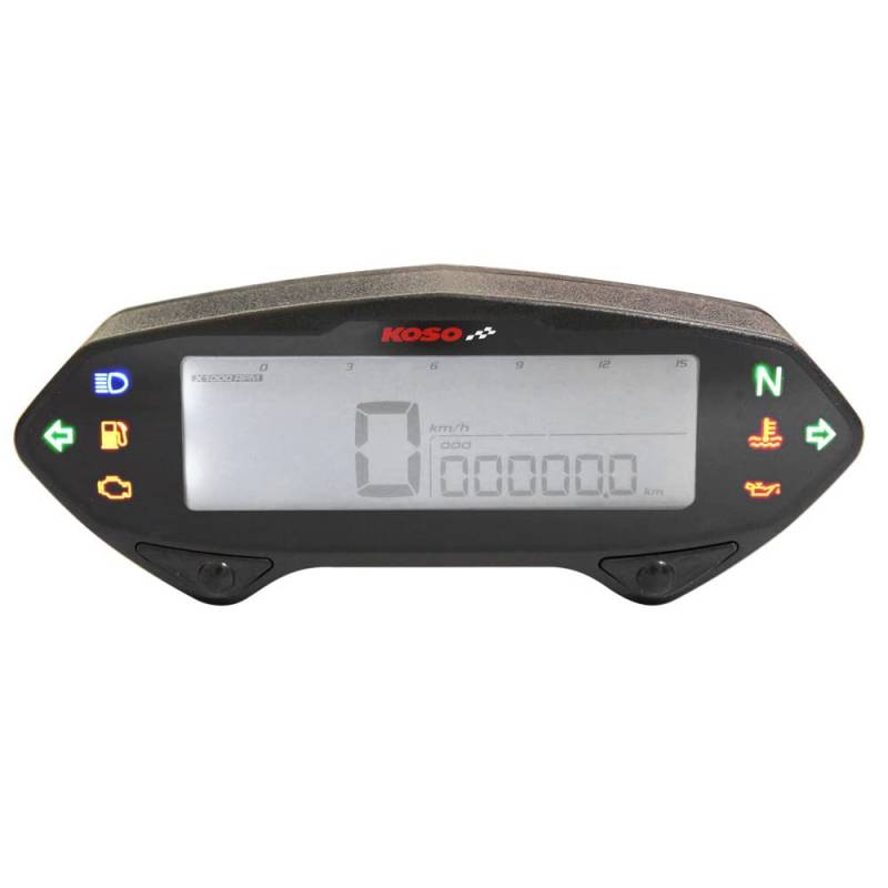 Tachometer 2972313 KOSO DB-01R 12V Universal Digital von KOSO