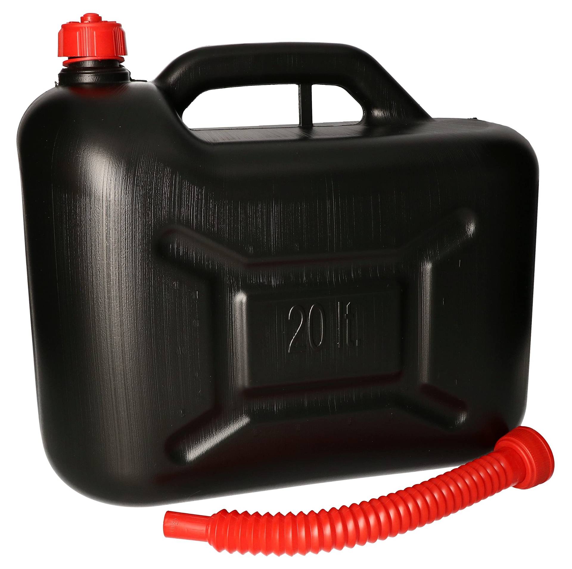 KOTARBAU® Benzinkanister aus Kunststoff mit Ausgießer für alle Kraftstoffarten 20L von KOTARBAU