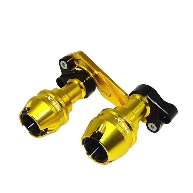 Motorrad Anti-Fallen Ball Für Ya&maha XMAX300 Xmax 300 Vordergabel Rad Herbst Schalldämpfer Rohr Rahmen Schutz Rahmen Slider Anti Crash Protector von KOTGBEWM