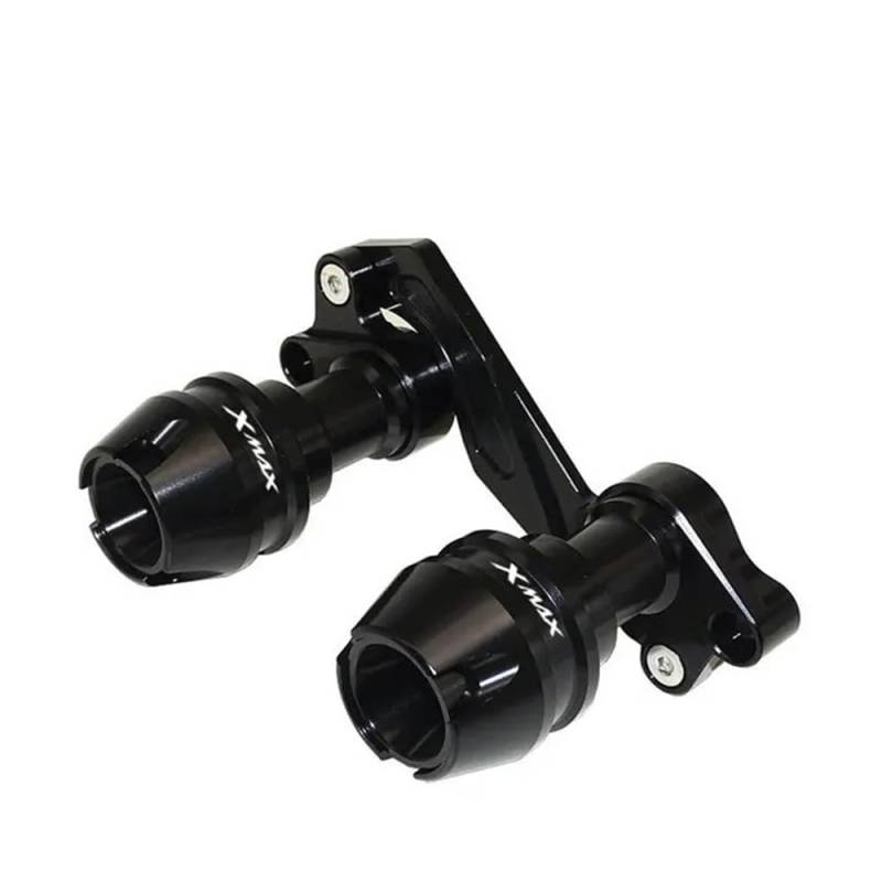 Motorrad Anti-Fallen Ball Für Ya&maha XMAX300 Xmax 300 Vordergabel Rad Herbst Schalldämpfer Rohr Rahmen Schutz Rahmen Slider Anti Crash Protector von KOTGBEWM