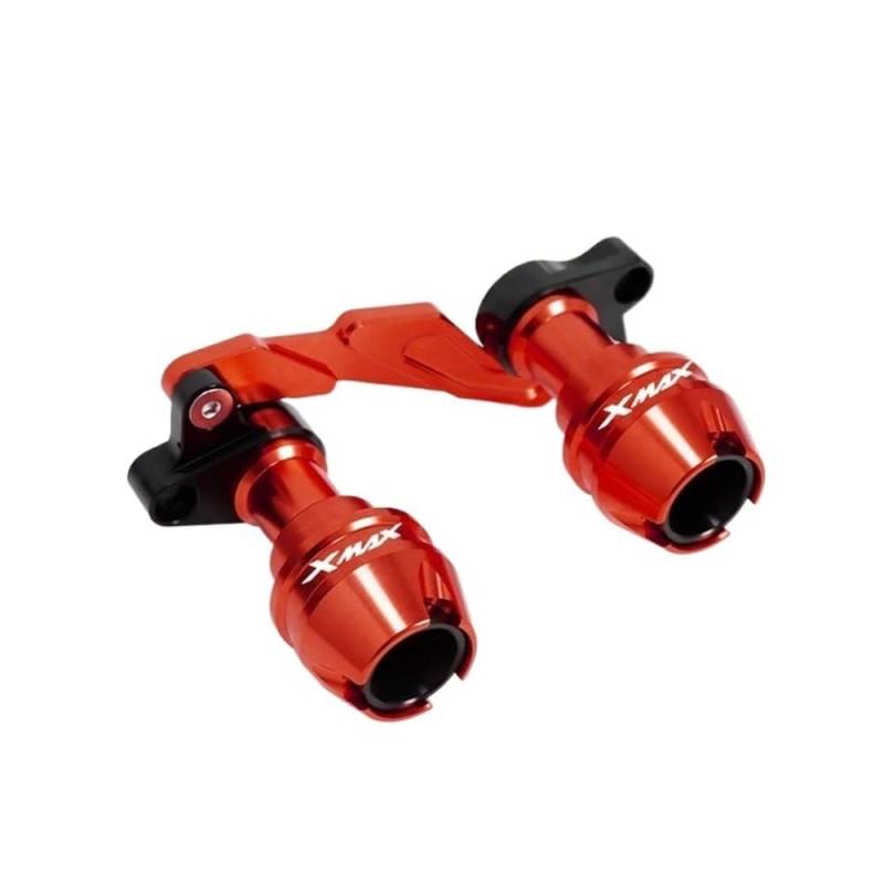 Motorrad Anti-Fallen Ball Für Ya&maha XMAX300 Xmax 300 Vordergabel Rad Herbst Schalldämpfer Rohr Rahmen Schutz Rahmen Slider Anti Crash Protector von KOTGBEWM