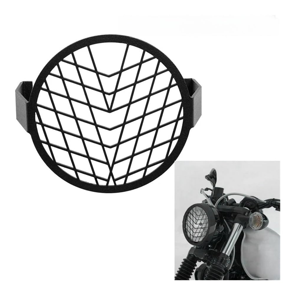 Motorrad Scheinwerfer Schutz Abdeckung1 4 Zoll Vorne Motorrad Scheinwerfer Mesh Grill Maske Kopf Licht Lampe Abdeckung Protector Schutz Für Ya&maha XG250 XG 250 von KOTGBEWM