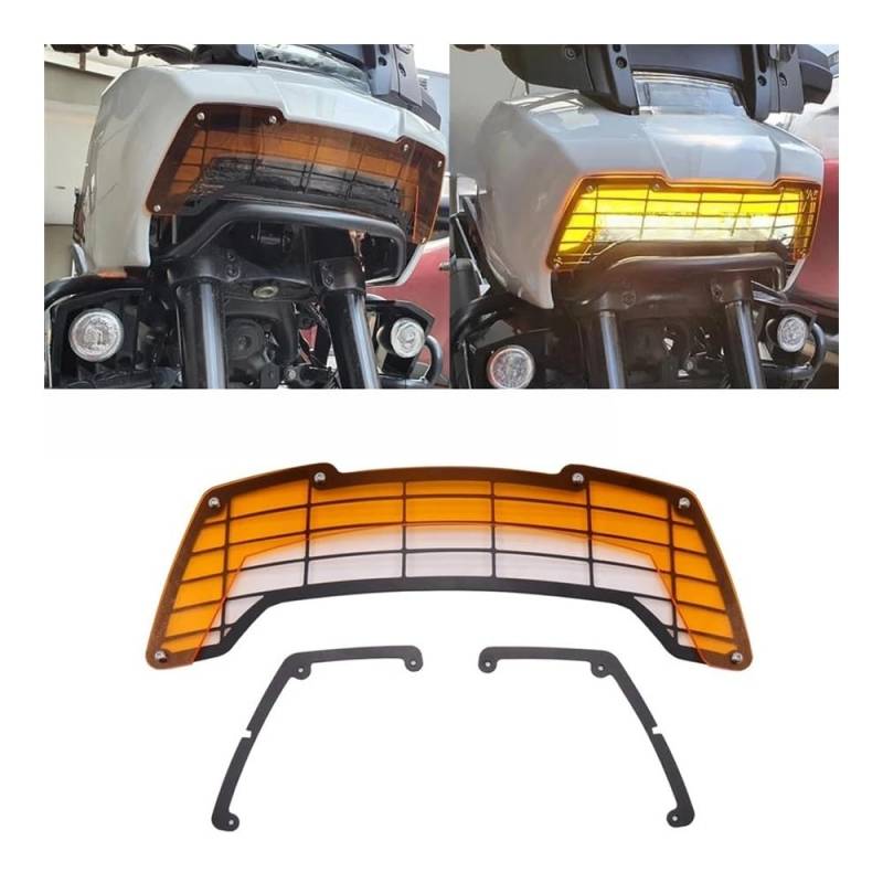 Motorrad Scheinwerfer Schutz Abdeckung1 Motorrad Scheinwerfer Schutz Kühlergrill Schutz Abdeckung Schutz Grill FÜR 1250 PA1250 1250 2021 von KOTGBEWM