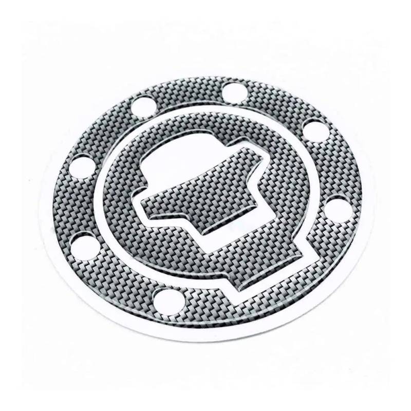 Motorrad-Tank-Aufkleber 3D Motorrad Carbon Look Kraftstoff Gas Tank Cap Abdeckung Pad Aufkleber Für YMH R1 R6 FJR1300 FZ6 FZ8 FZ1 FZ6R Für für Suzuki von KOTGBEWM