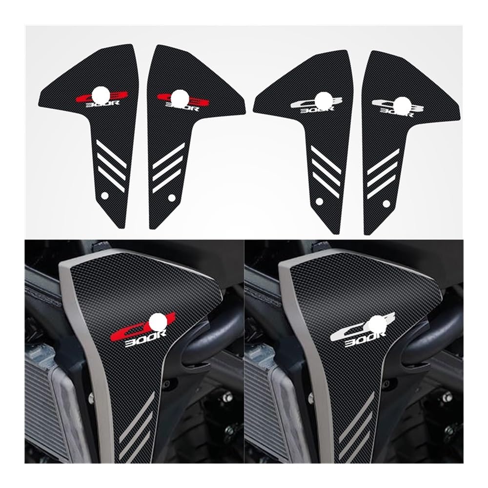 Motorrad-Tank-Aufkleber 3D Side Decals Tank Pad Gas Öl Aufkleber Motorräder Dekoration Zubehör Für Ho&nda cb300r CB 300R CB 300 R von KOTGBEWM