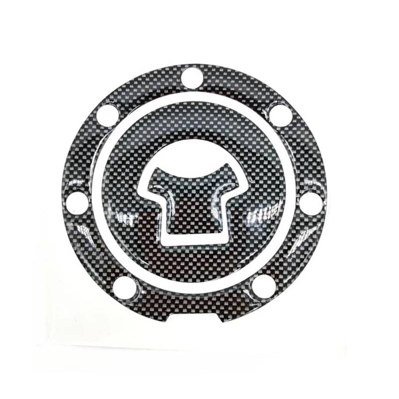 Motorrad-Tank-Aufkleber Motorrad Carbon Fiber Fuel Gas Öl Kappe Tank Pad Tankpad Schutz Aufkleber Für Ho&nda Für Suzuki Für Kawasaki Für Ya&maha von KOTGBEWM