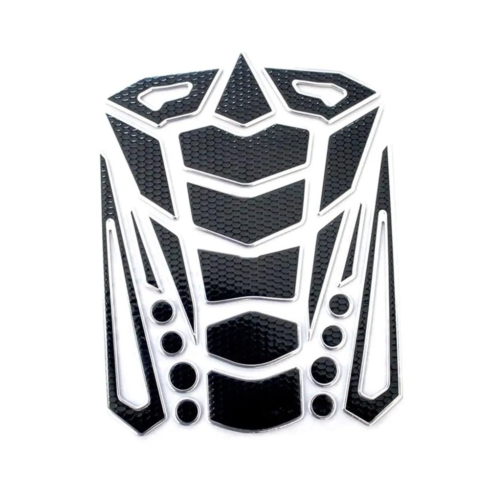 Motorrad-Tank-Aufkleber Universal 3D PVC Fishbone Aufkleber Gas Heizöl Tank Pad Schutz Abdeckung Decals Motorrad Tank Pad Aufkleber Zubehör Teile von KOTGBEWM