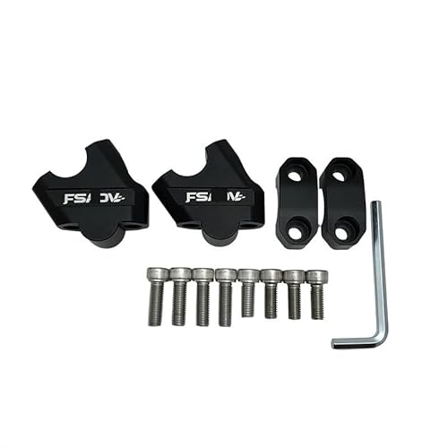 Motorrad Zurück Lenker Riser Für B&M&W R850R F800ST R 850R F800 ST F 800ST R850 RR 850 RF 800 ST Motorrad Lenker Riser Bar Montieren schwarz Silber von KOTGBEWM