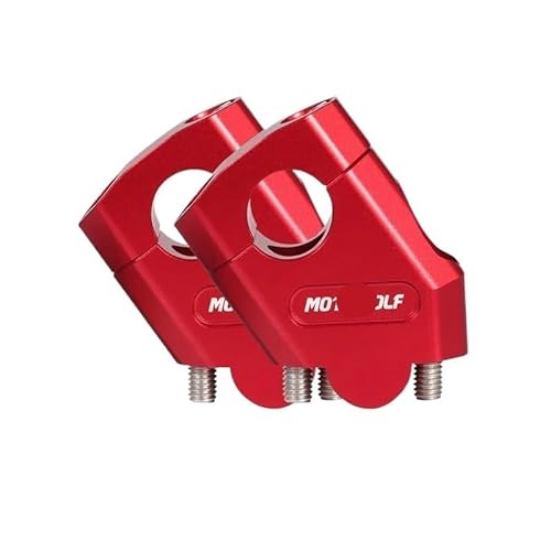 Motorrad Zurück Lenker Riser Für Ya&maha FZ6 S2 MT-07 MT-09 MT07 MT09 MT 07 MT 09 Motorrad Lenker Riser Bar Halterung Griff Clamp Schwarz Silber Rot von KOTGBEWM