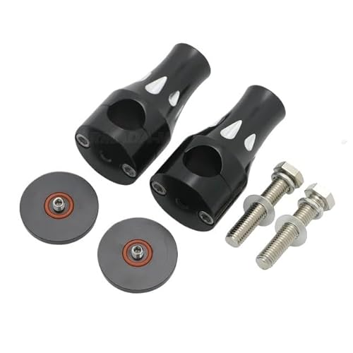 Motorrad Zurück Lenker Riser Motorrad 1 "25 MM Universal Runde Lenker Riser Clamp Halterung Für Ya&maha Vstar400 650 Dragstar XVS400 XVS650 XVS1100 DS650 von KOTGBEWM