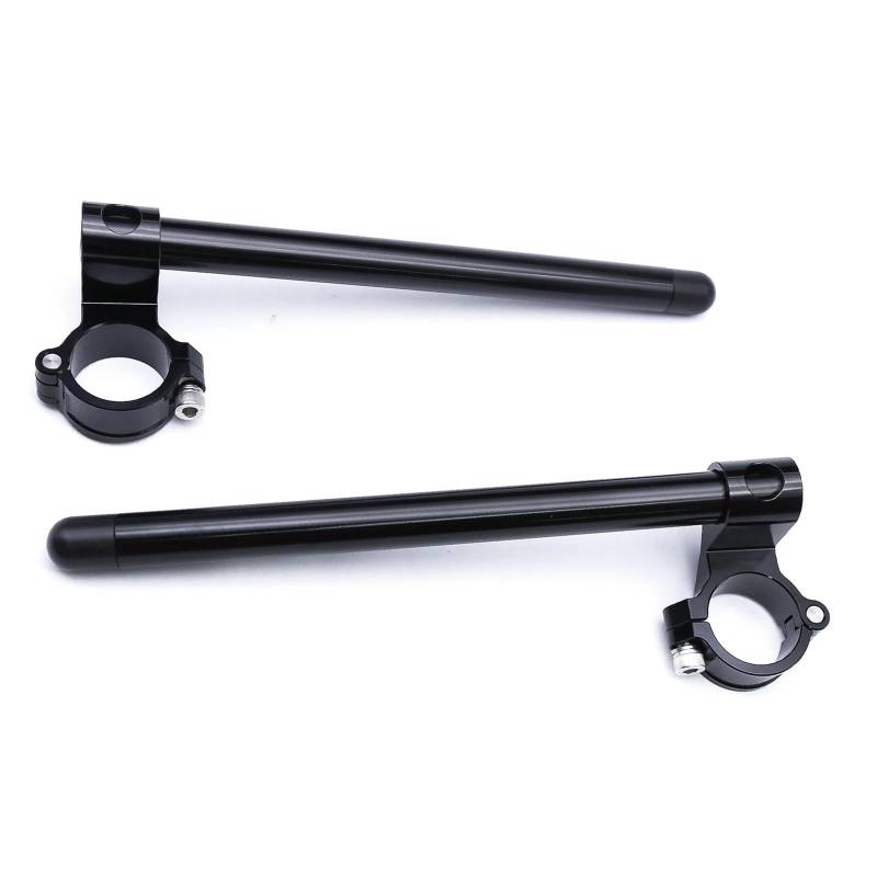 Motorrad Zurück Lenker Riser Schwarz 37 41 43 45 48 50mm Motorrad Lenker 1,5 Zoll Rised Riser Clipon Clip Auf Clip-ons Gabel Griff bar Clamp von KOTGBEWM