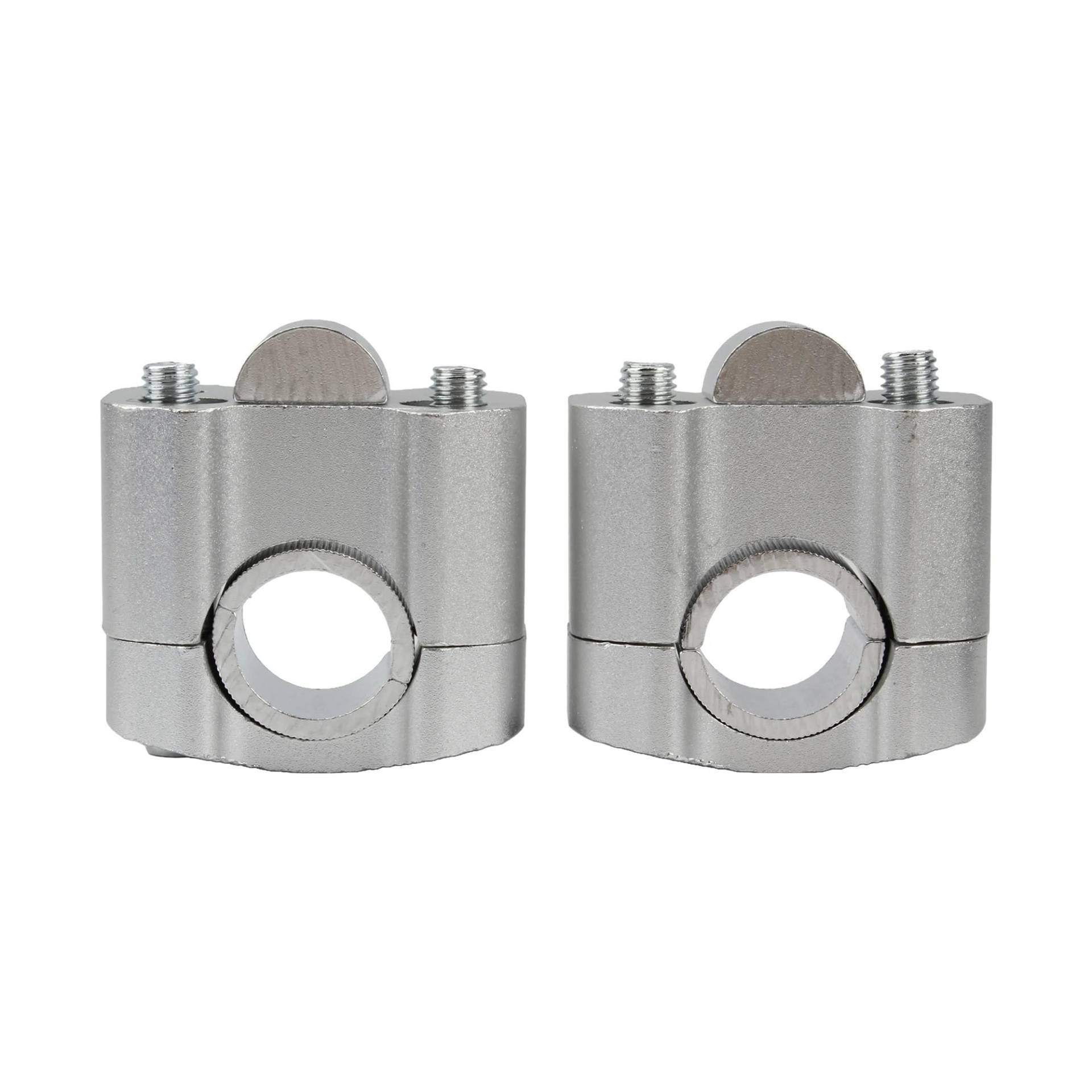 Motorrad Zurück Lenker Riser Universal CNC 22mm 28mm Riser Motorrad Lenker Erhöhung Clamp Adapter Für 7/8 "1-1/8 Pit Dirt Motorrad Lenkerklemmen von KOTGBEWM