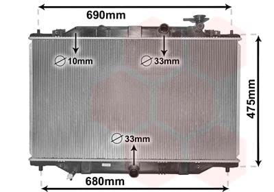 Wasserkühler Kompatibel mit Mazda Cx-5 KE GH KF 2012-2018 von Autoteile Gocht von KOYO