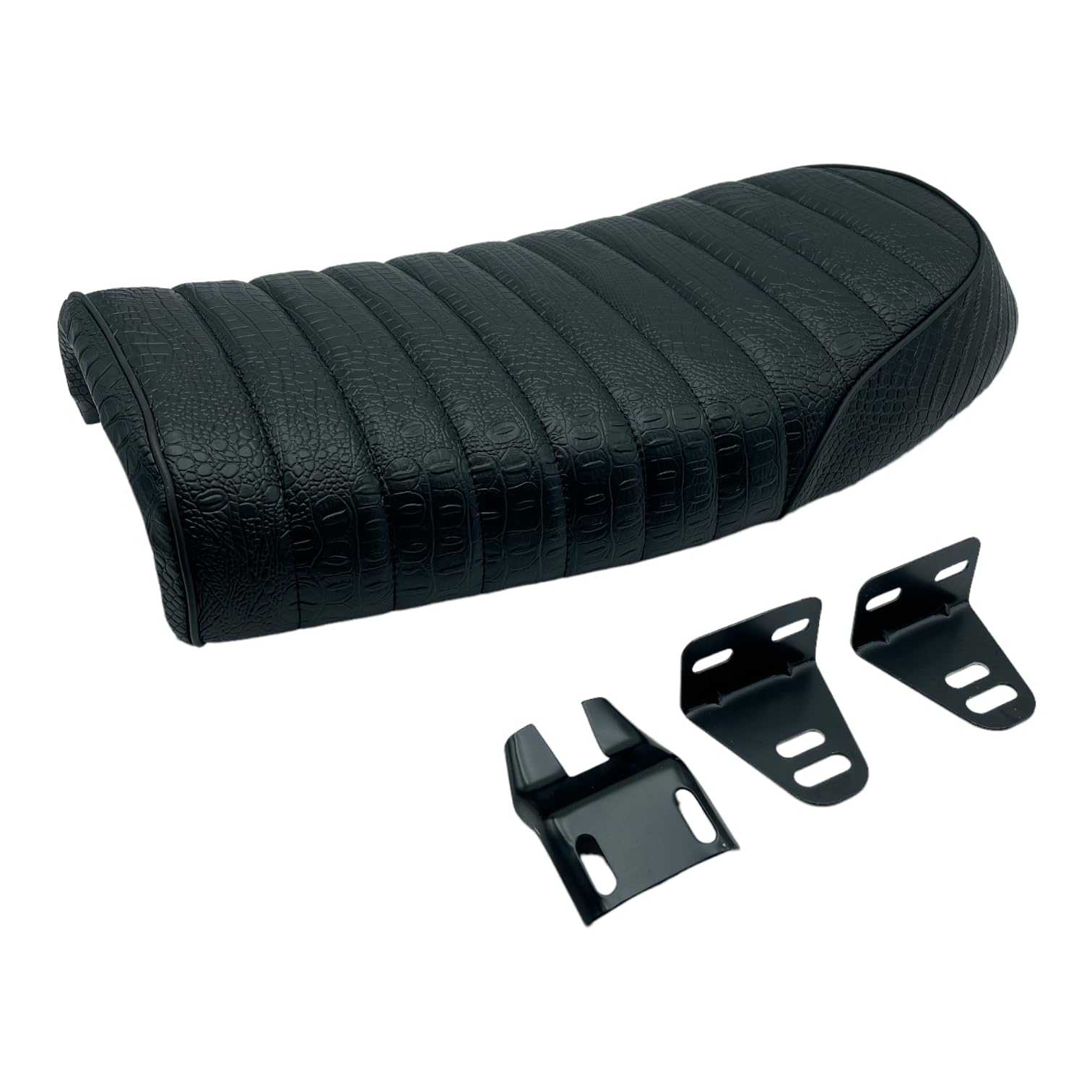 Tuck-N-Roll-Seat-Black-Alligator-Print von KPARTSHOLLAND.COM